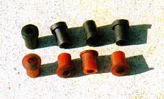 Leaf spring bushings